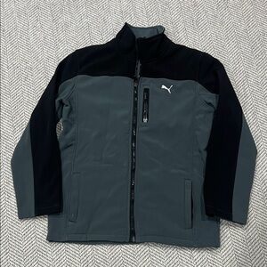 Puma Two-Tone Black and Gray Jacket